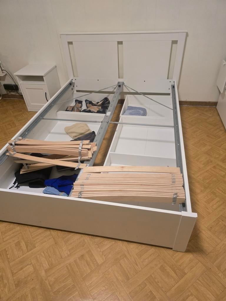 Ikea bed 140cm wit, Enlèvement