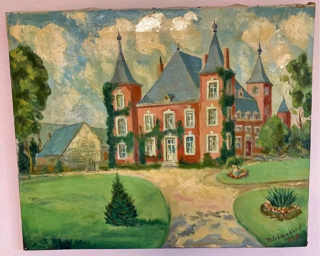 Tableau Historique (1955) – Le Château de Bierset Disparu –, Enlèvement ou Envoi
