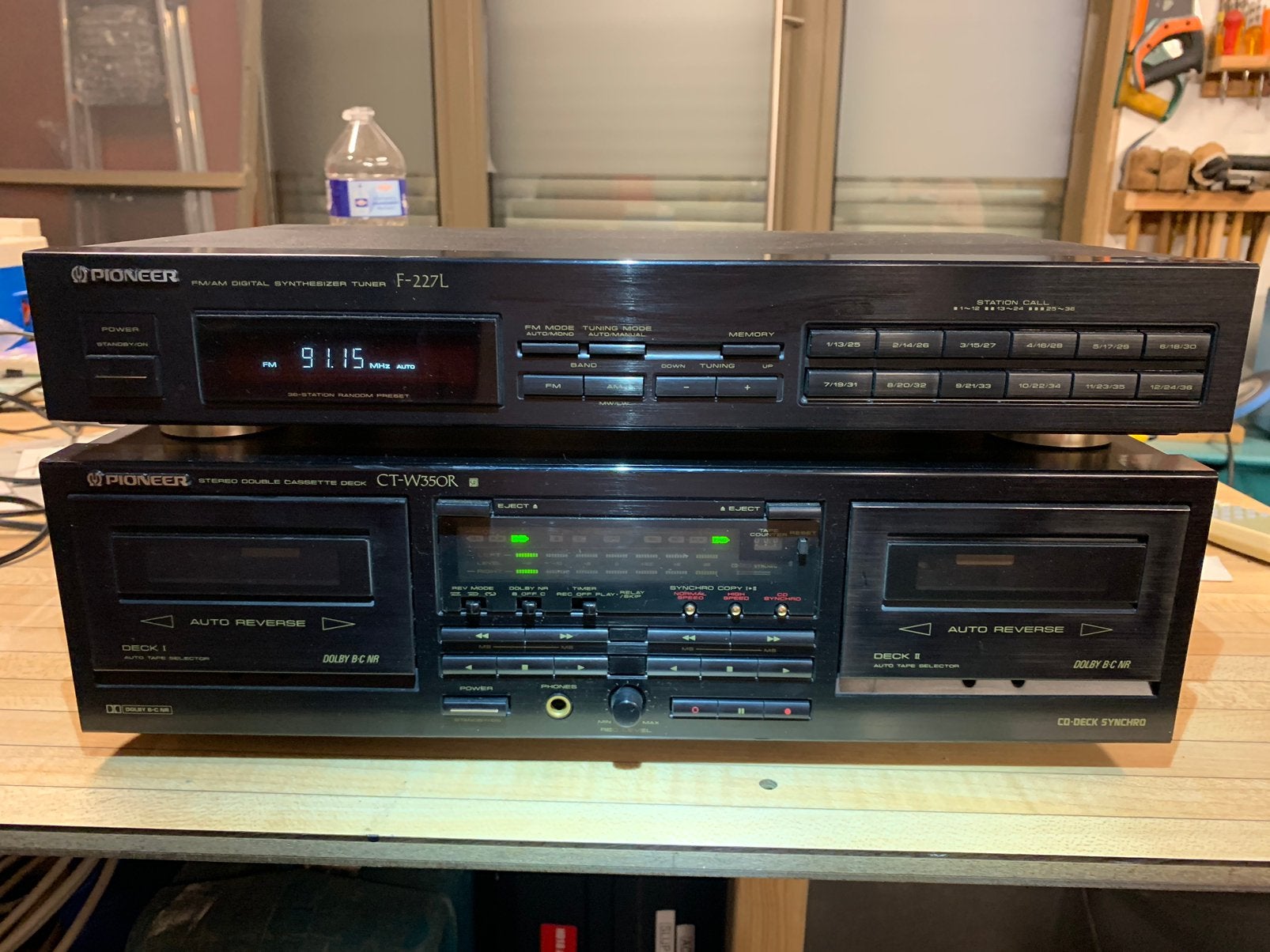 Te koop pioneer cassettedeck en tuner, Audio, Tv en Foto, Ophalen, Zo goed als nieuw