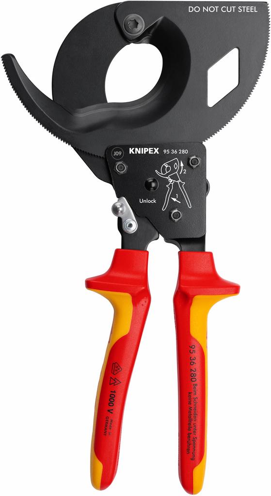 Knipex kabelschaar 95 36 280 1000v VDE, Doe-het-zelf en Bouw, Gereedschap | Handgereedschap, Ophalen, Nieuw