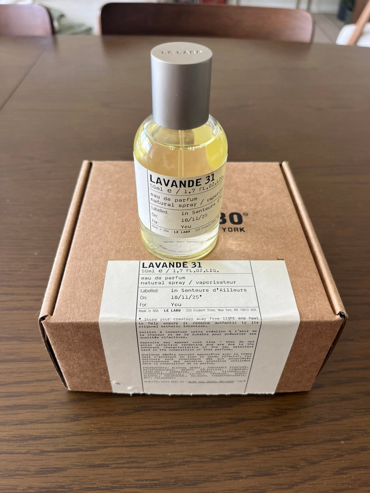 Parfum Le Labo Lavande 31, Bijoux, Sacs & Beauté, Beauté | Parfums, Comme neuf, Enlèvement ou Envoi
