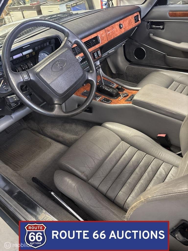 Jaguar XJS Cabriolet | 1990 | Route 66 Auctions, Zwart, Bedrijf, Handgeschakeld, Overige carrosserie