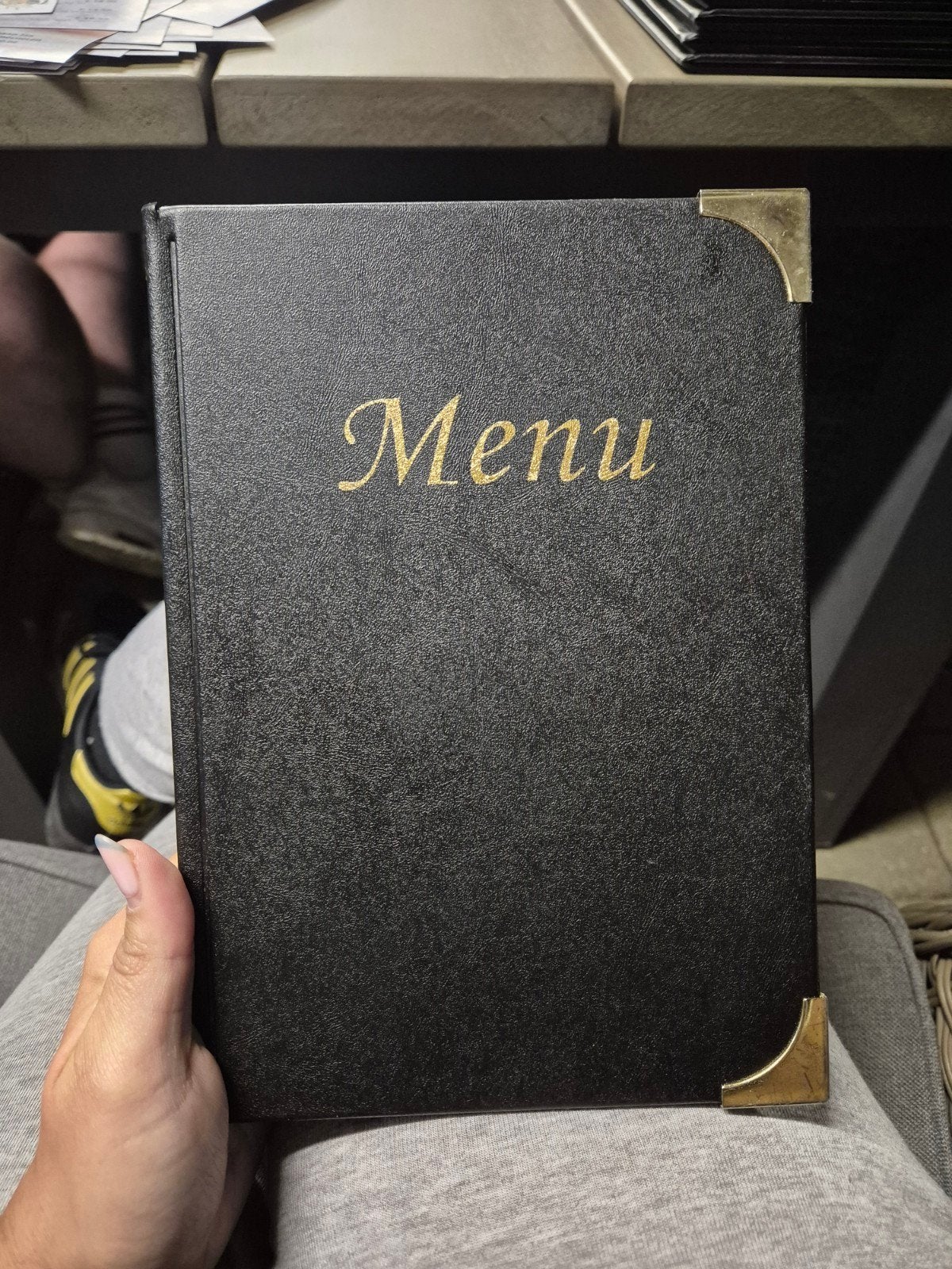 Professionele menukaarten, Ophalen