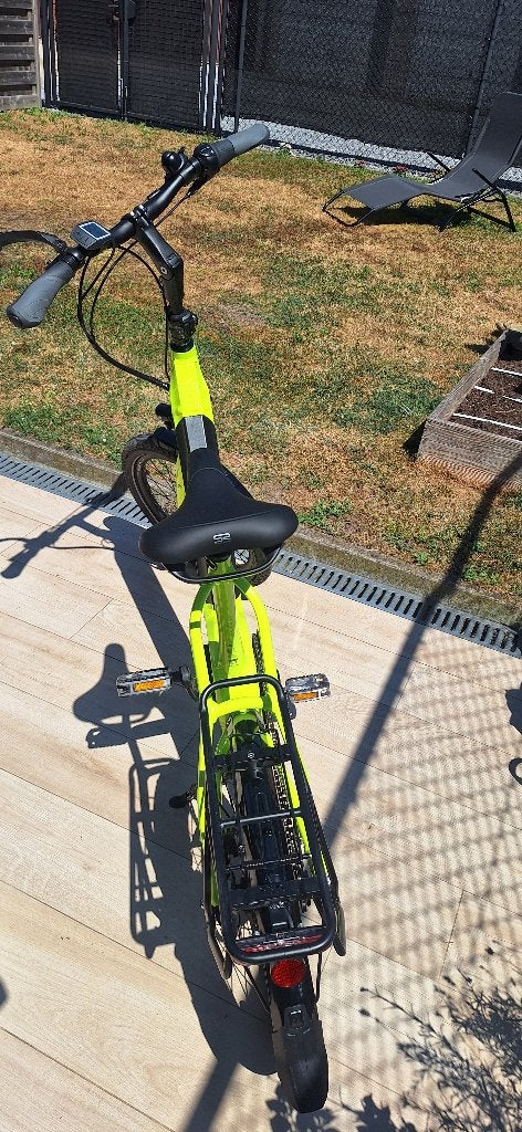 Compacte fiet bosh middenmotor  * bieden*, Zo goed als nieuw, Minder dan 47 cm, 50 km per accu of meer, Ophalen