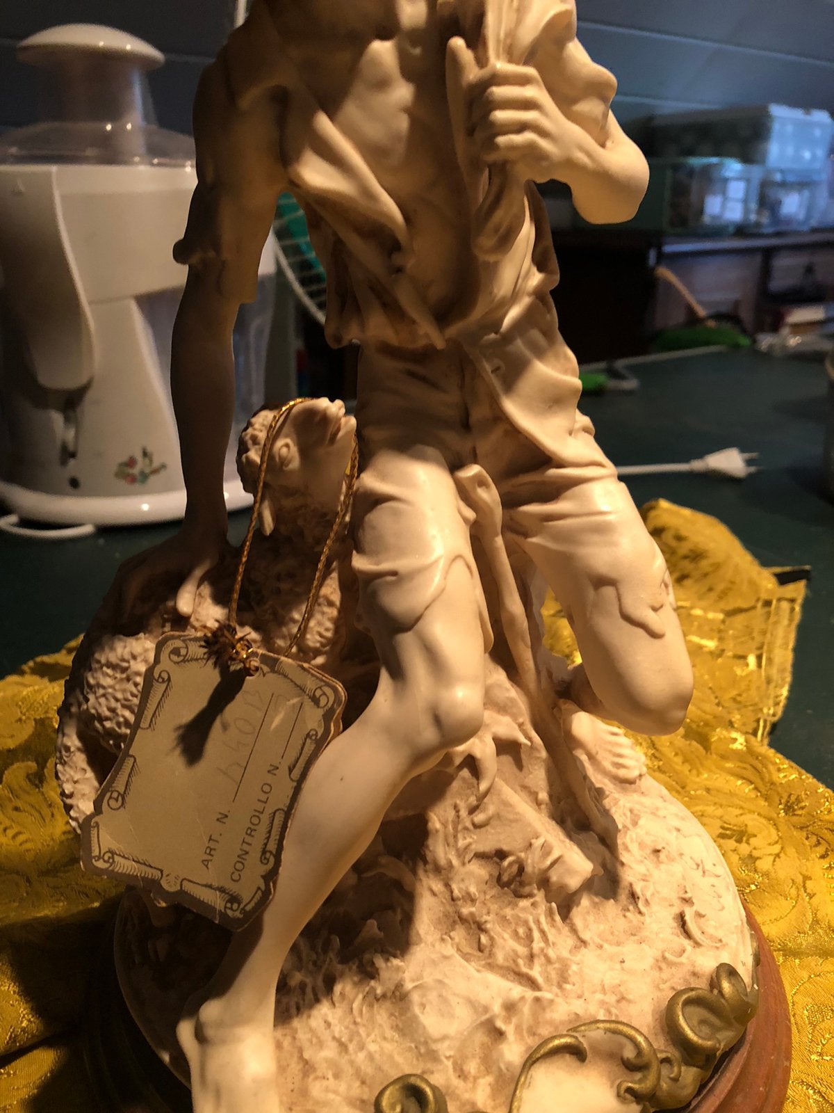 Twee fantastische oude beelden Capodimonte!, Antiek en Kunst, Antiek | Keramiek en Aardewerk, Ophalen of Verzenden