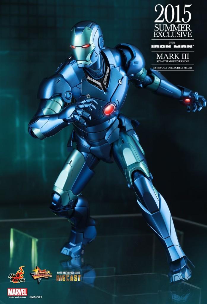 Iron Man Mark III Stealth Mode Version MMS314-D12, Collections, Enlèvement, Neuf, Humain
