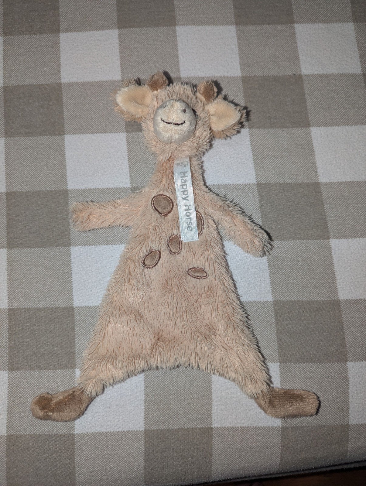 mooie knuffel doekje Giraf happy horse nieuw, Ophalen, Giraf, Happy Horse