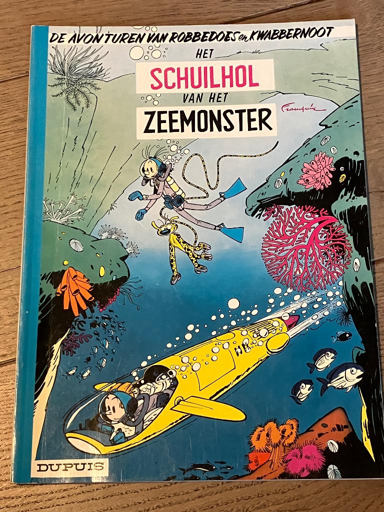 Robbedoes en Kwabbernoot - Het schuilhol van het zeemonster, Boeken, Eén stripboek, Ophalen of Verzenden, Gelezen, FRANQUIN