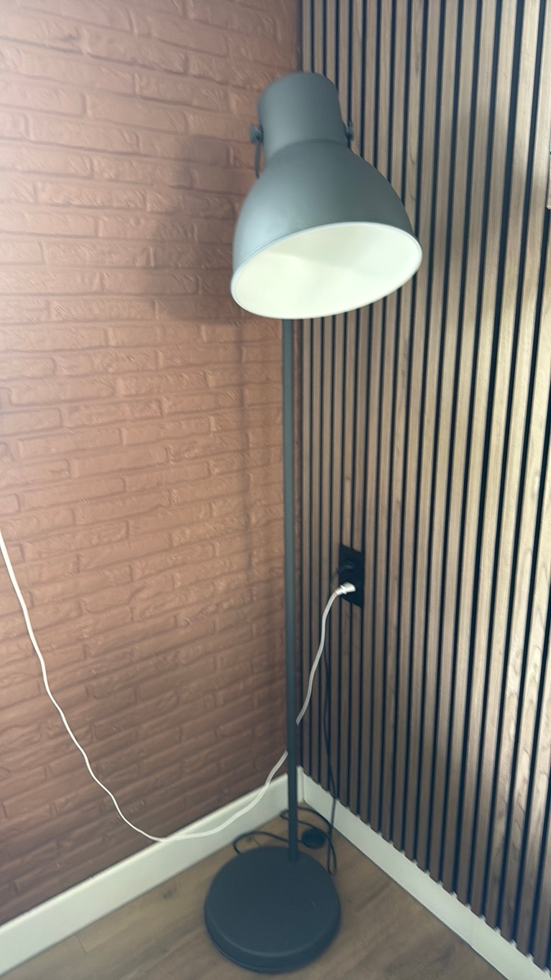 4x staande lamp ikea Hektar, Enlèvement, Utilisé