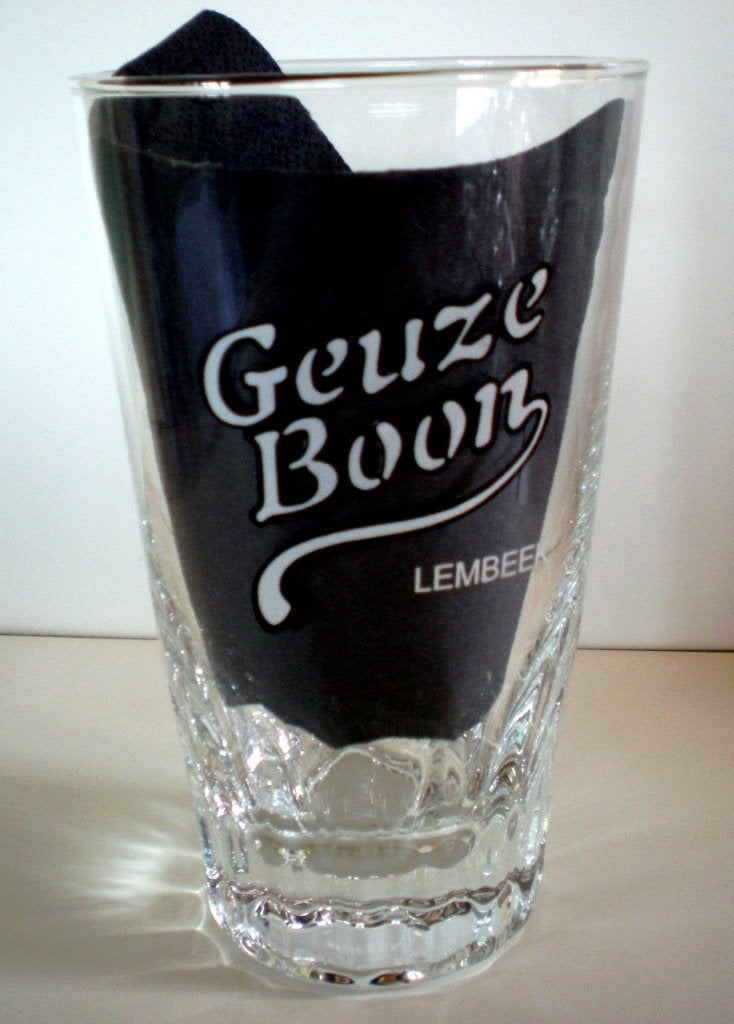 Gueuze Boon  Lembeek  (lourd), Enlèvement ou Envoi, Comme neuf, Verre ou Verres