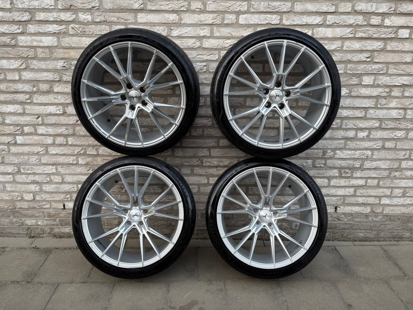 Forged yanar 19inch 5x112 velgen met banden, Autos, Particulier, Achat