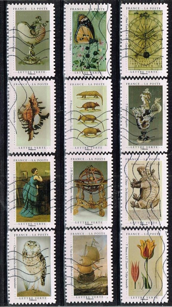 Timbres-poste de France - K 0871 - curiosités, Envoi, Affranchi