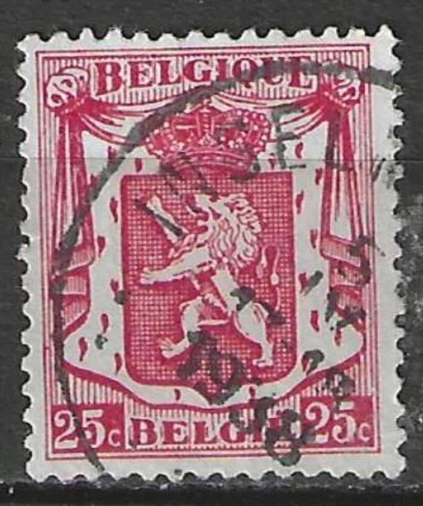Belgie 1935 - Yvert/OBP 423 - Klein staatswapen 25 c. (ST), Postzegels en Munten, Verzenden, Gestempeld, Gestempeld