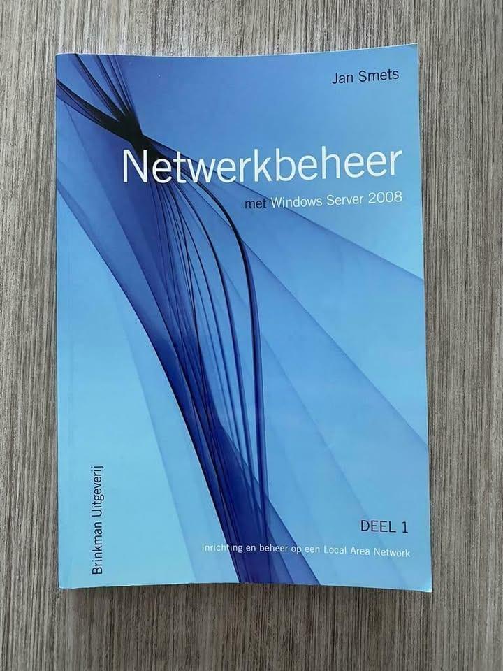 Netwerkbeheer met Windows Server 2008, Boeken, Informatica en Computer, Jan Smets, Software, Ophalen of Verzenden, Zo goed als nieuw