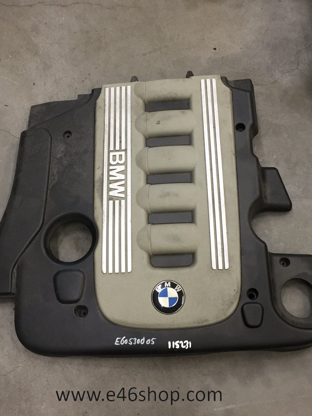 Afdekplaat motor BMW E60 E61 530D 2005, Auto-onderdelen, Motor en Toebehoren, BMW, Gebruikt, Ophalen of Verzenden