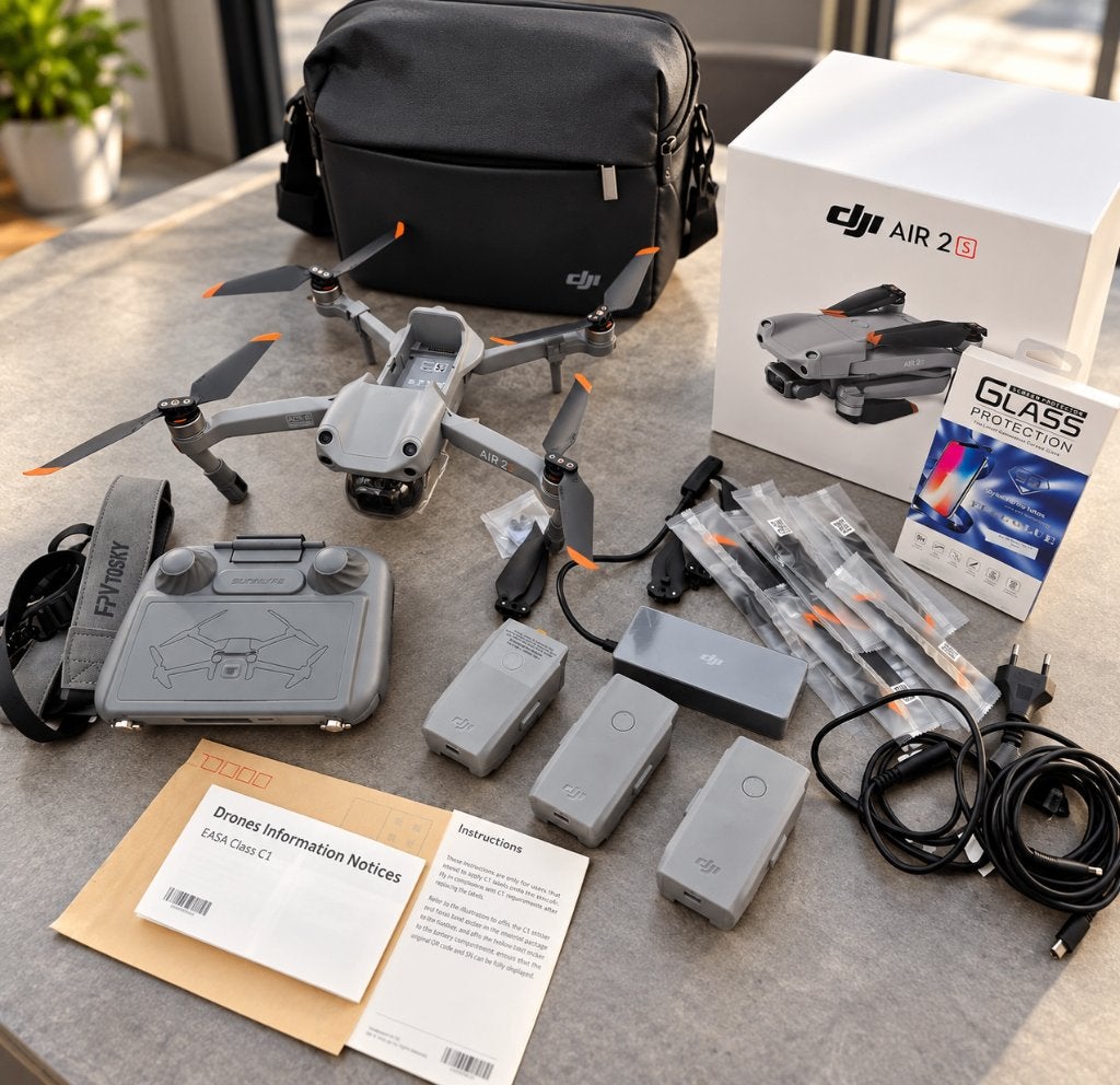 Drone DJI Air 2S - C1 – Smart Controller – 3 Batteries, TV, Hi-fi & Vidéo, Drone avec caméra, 250 à 900 g, Qualité supérieure