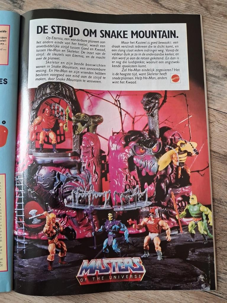 Masters of the Universe : reclame kuifje magazine, Verzenden
