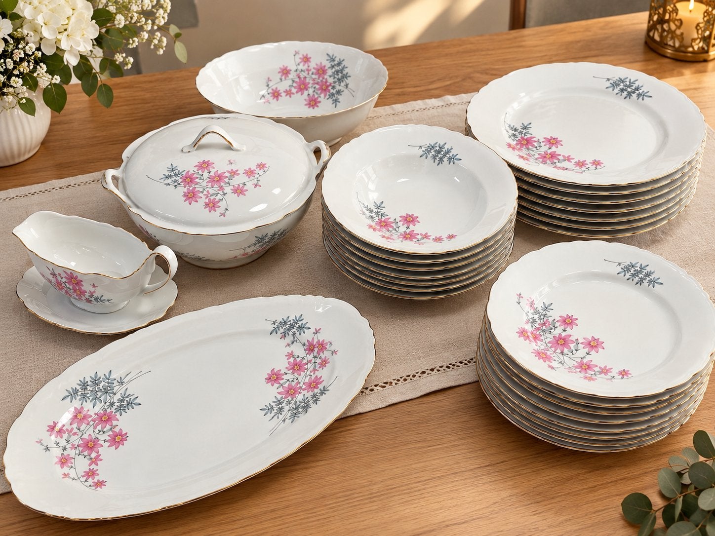 Service bavaria koenig porcelaine, Enlèvement