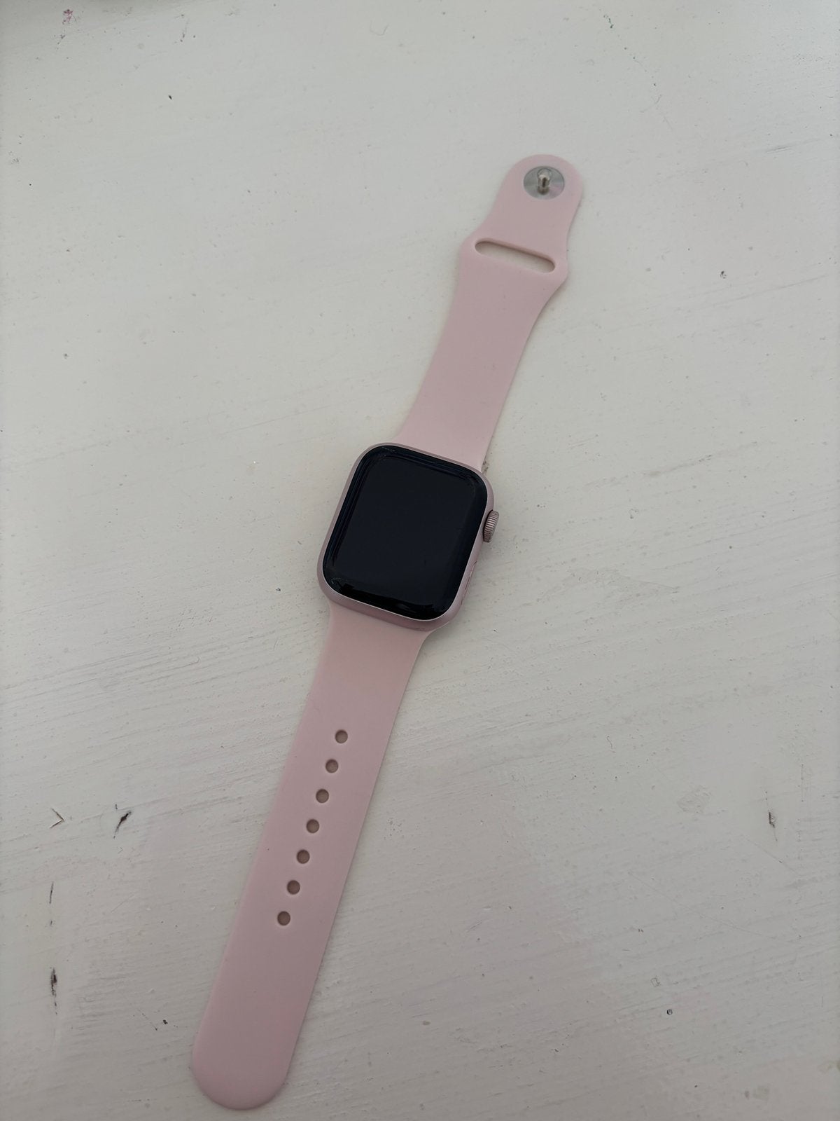Apple watch series 9, Handtassen en Accessoires, Smartwatches, Gebruikt, iOS, Roze, Calorieverbanding, GPS, Hartslag, Kompas, Slaap