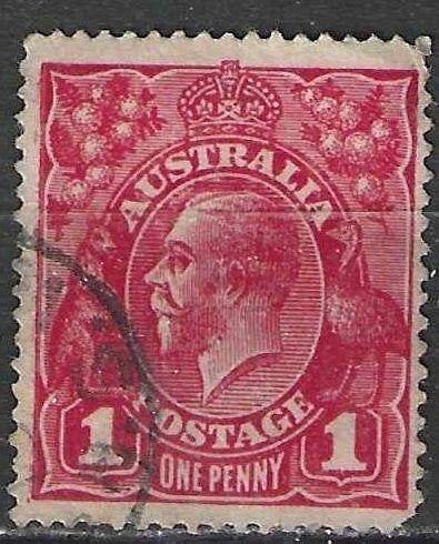 Australie 1913/1914 - Yvert 16 - Koning George V (ST), Verzenden, Gestempeld