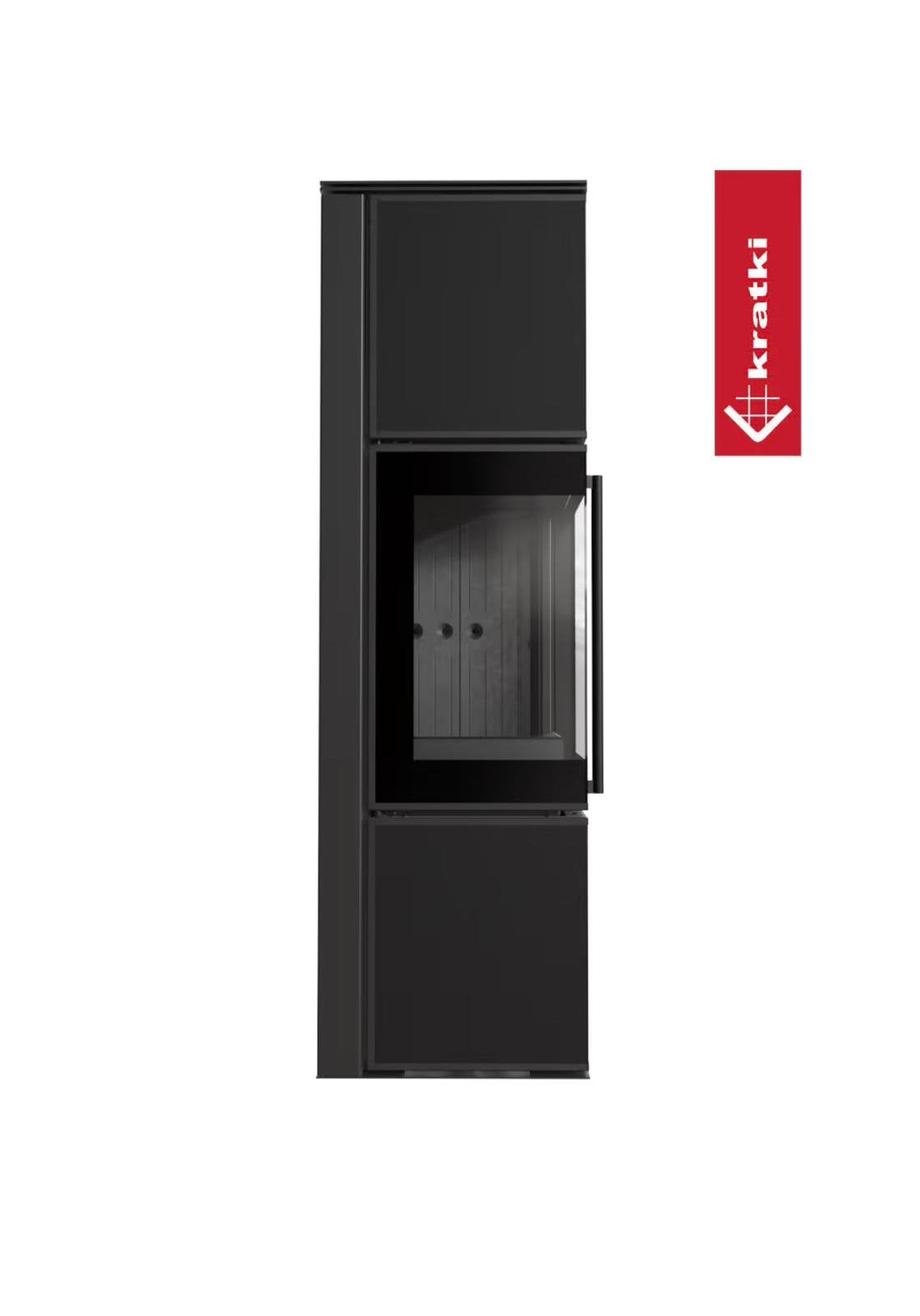 26018 Houtkachel Hoekkachel Tora 8kw, Ophalen, Vrijstaand, Hout, Nieuw
