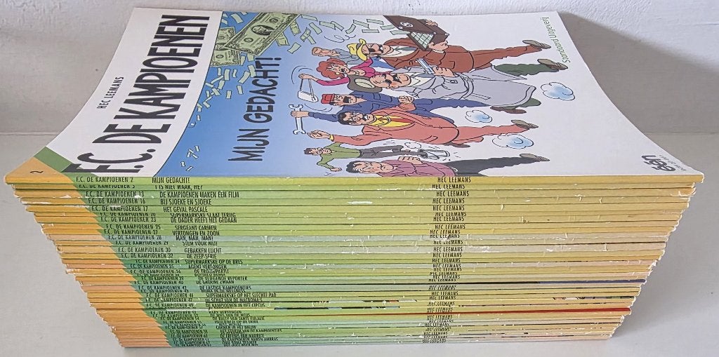 lot met 37 strips FC De Kampioenen, Boeken, Stripverhalen, Ophalen of Verzenden
