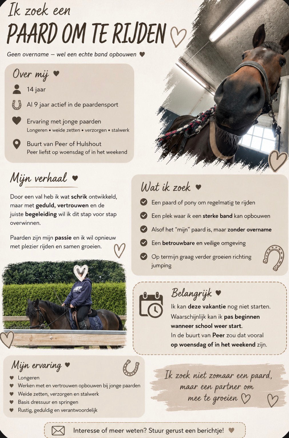 Bijrijder aangeboden, Dieren en Toebehoren, Paarden