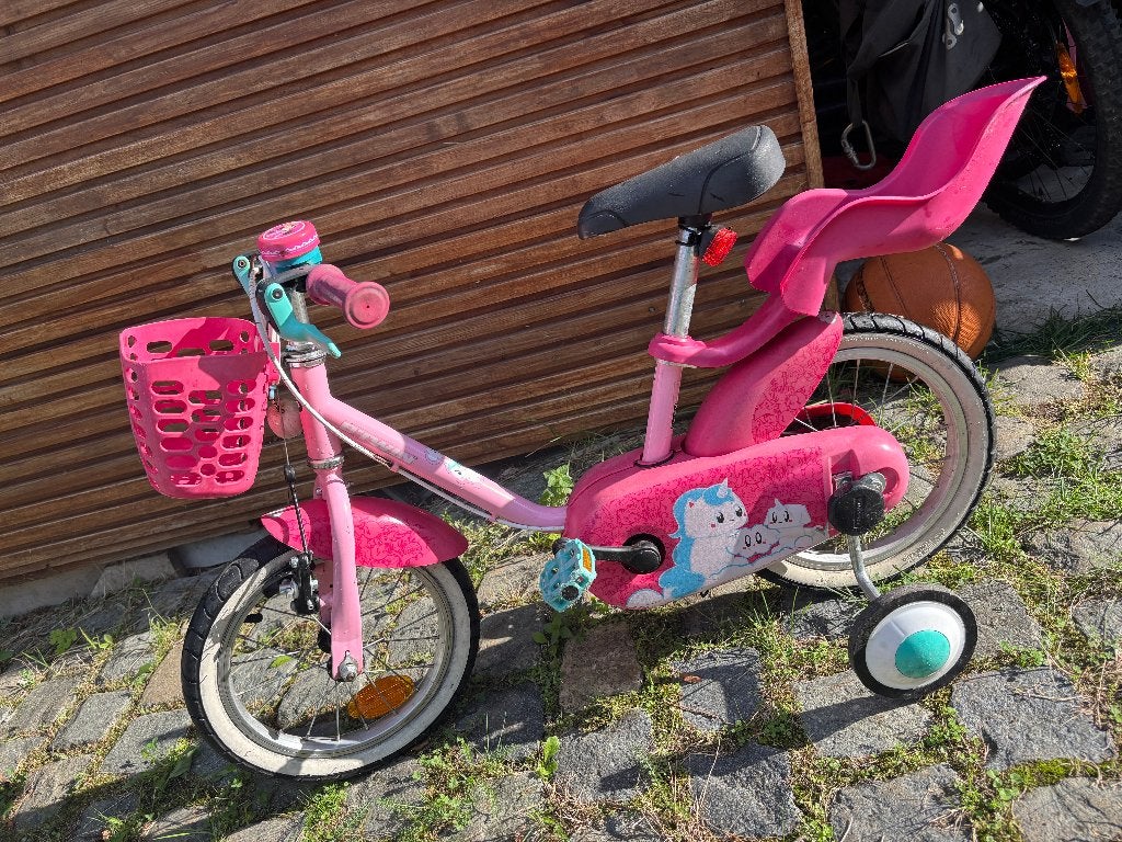 Velo fille B-TWIN, Vélos & Vélomoteurs, Enlèvement, Utilisé, 14 pouces ou moins