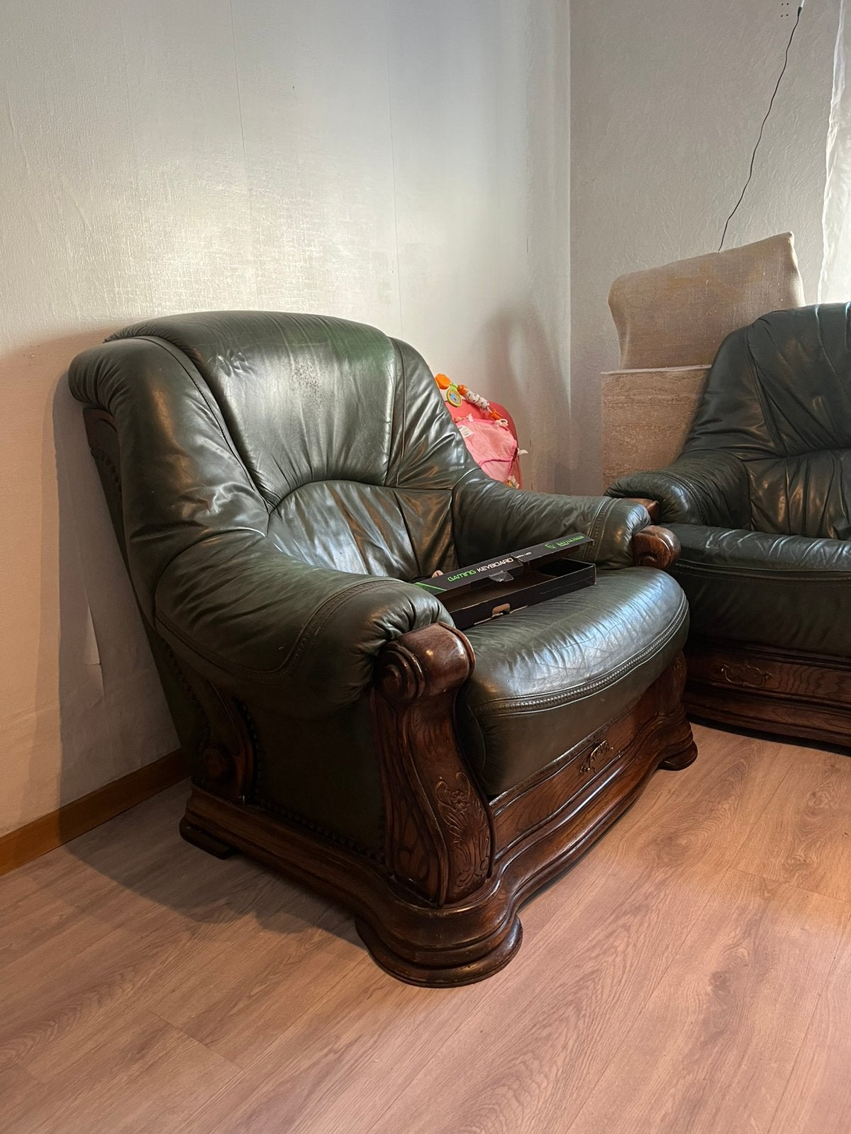 Antieke zetels, Huis en Inrichting, Fauteuils, Ophalen, Gebruikt, 125 cm of meer