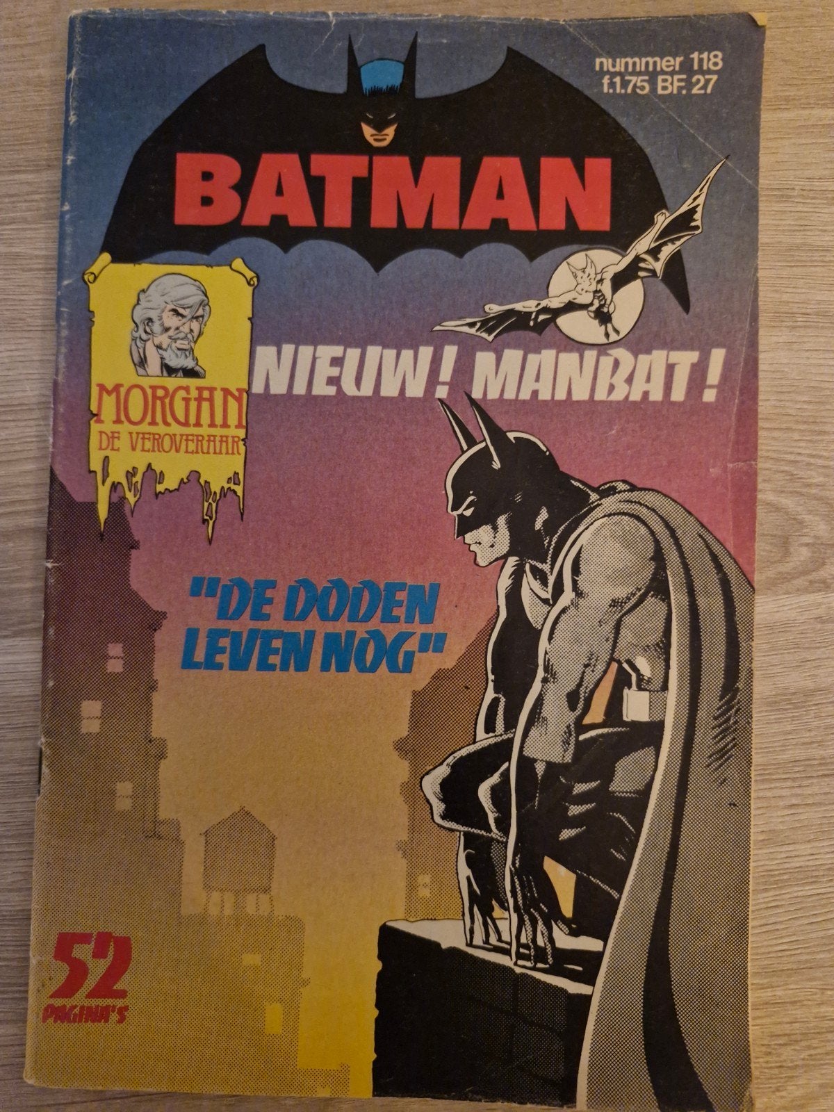 Batman , nr 118 , "De doden leven nog" eind jaren 70, Livres, BD | Comics, Enlèvement ou Envoi, DC COMICS, Utilisé, Comics