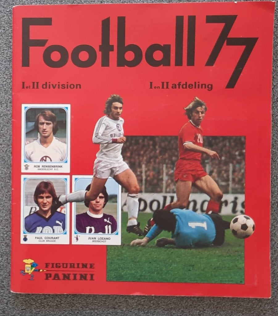 Album Panini Belgisch voetbal seizoen 76-77, Ophalen of Verzenden, Zo goed als nieuw, Meerdere stickers