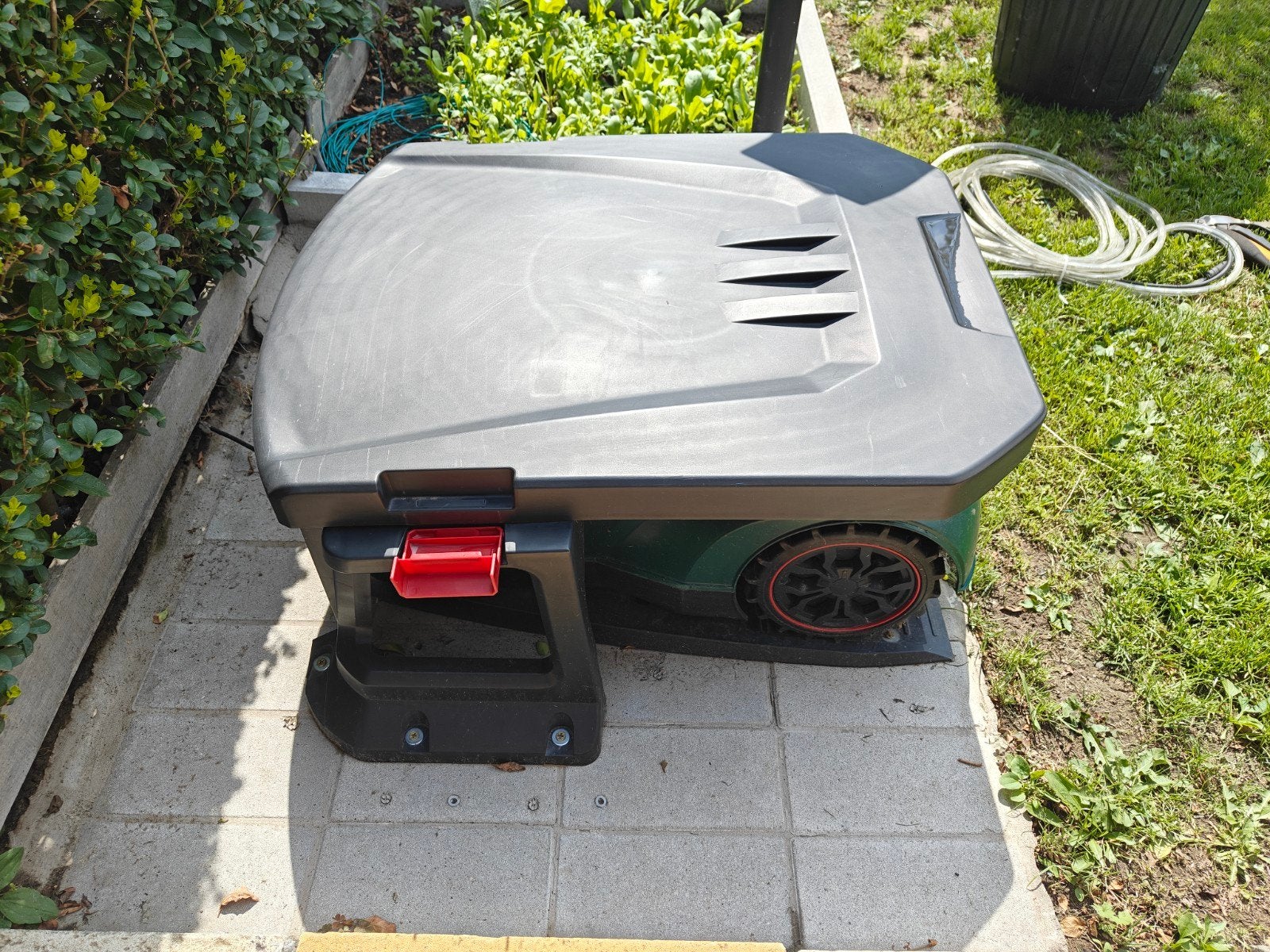 Smart robotmaaier parkside met garage, Ophalen