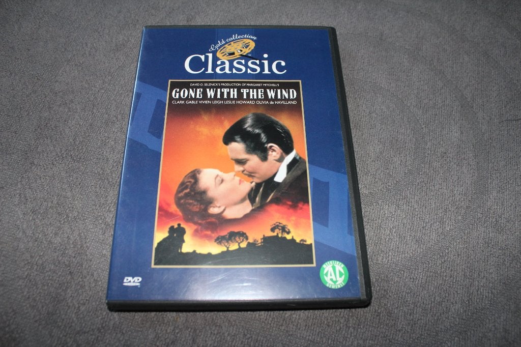 DVD Gone with the Wind, Cd's en Dvd's, Dvd's | Klassiekers, Gebruikt, Alle leeftijden, Drama, Ophalen of Verzenden