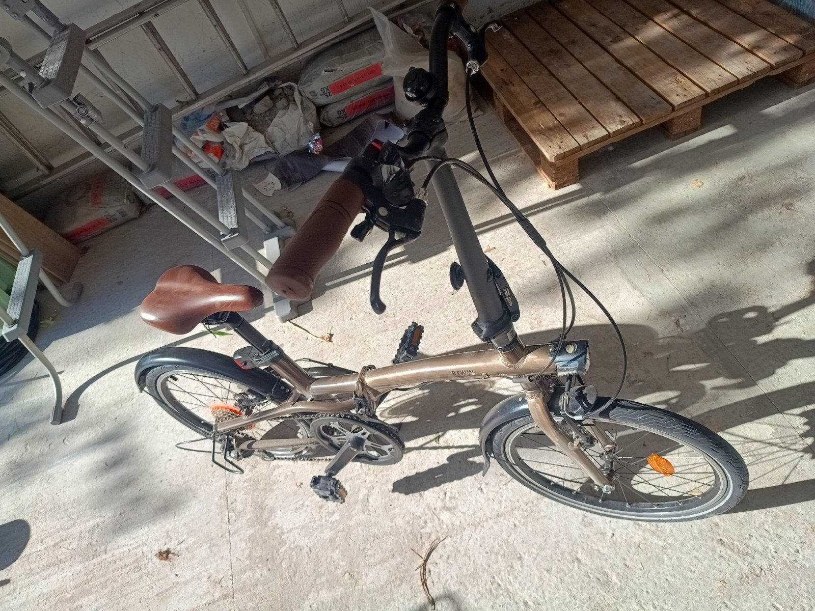 plooifiets Btwin, Enlèvement, Utilisé