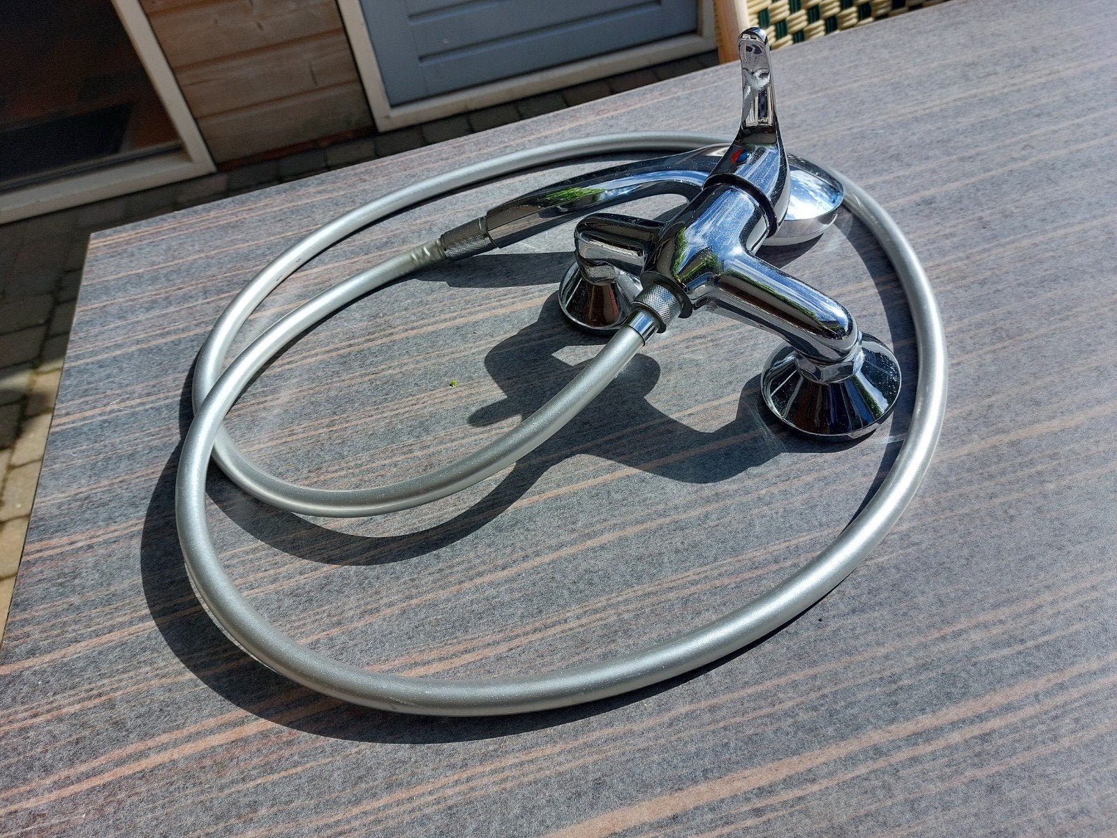 Te koop: mengkraan/sproeikop/slang., Ophalen of Verzenden, Koper, Douche