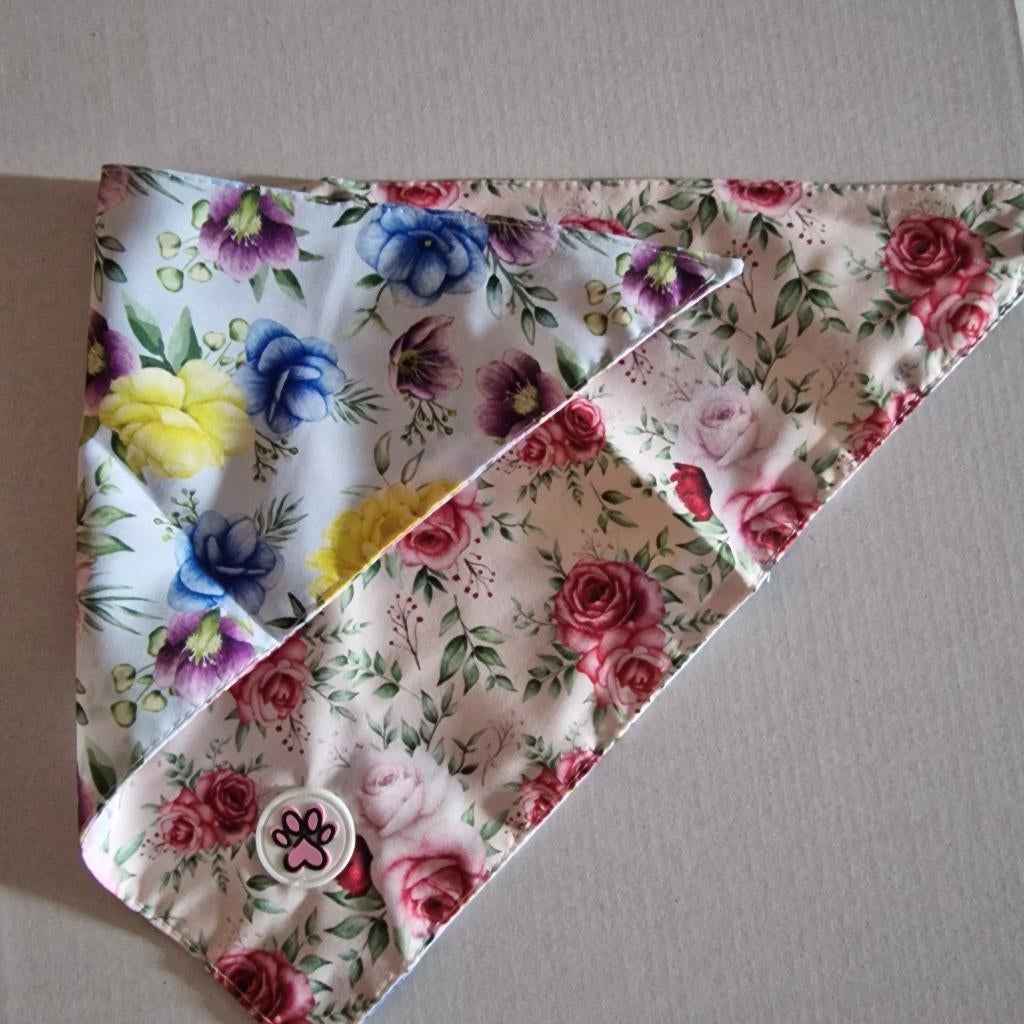 Bandana bloemen Paw my God! M, Ophalen of Verzenden, Nieuw