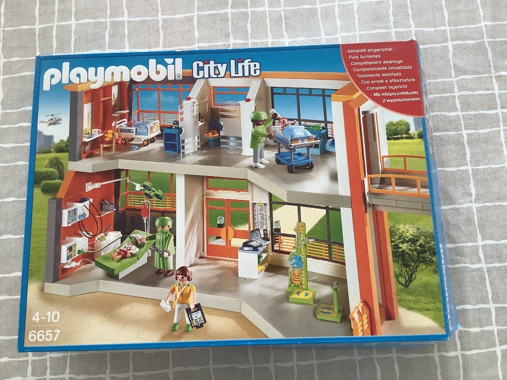 Playmobil Ziekenhuis, Kinderen en Baby's, Speelgoed | Playmobil, Ophalen, Gebouw, Complete set, Zo goed als nieuw