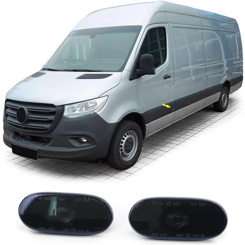 LED Zijknipperlichten Smoke Voor Mercedes Sprinter W906 W907, Auto diversen, Tuning en Styling, Verzenden