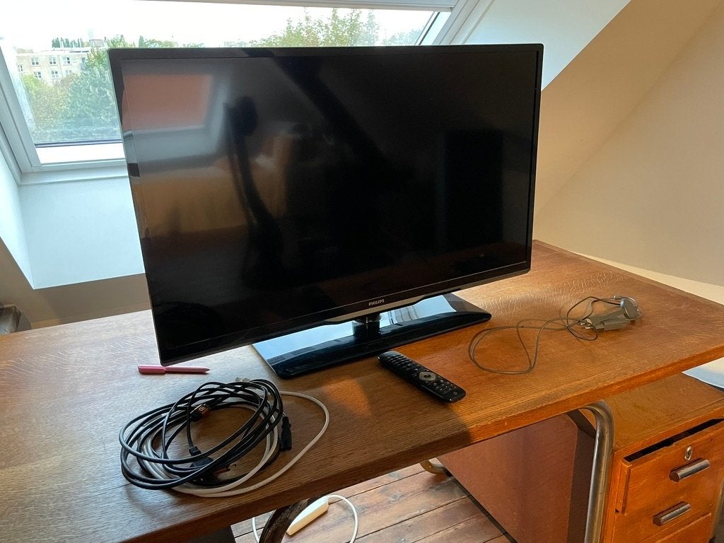 Televisie Philips 39 inch mét Chromecast, Ophalen, Philips, Gebruikt, LCD