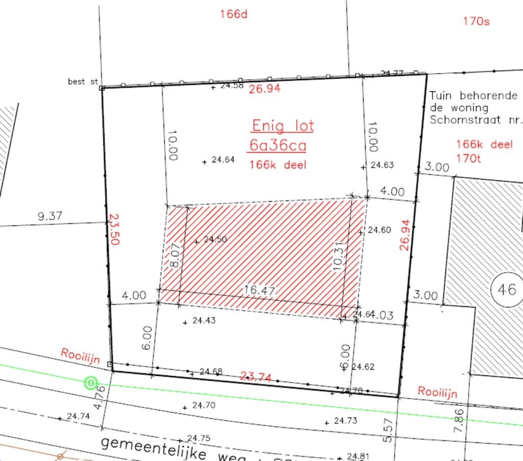 Bouwgrond voor open bebouwing gelegen in Diest/Tessenderlo, Tessenderlo-Ham, 500 à 1000 m²