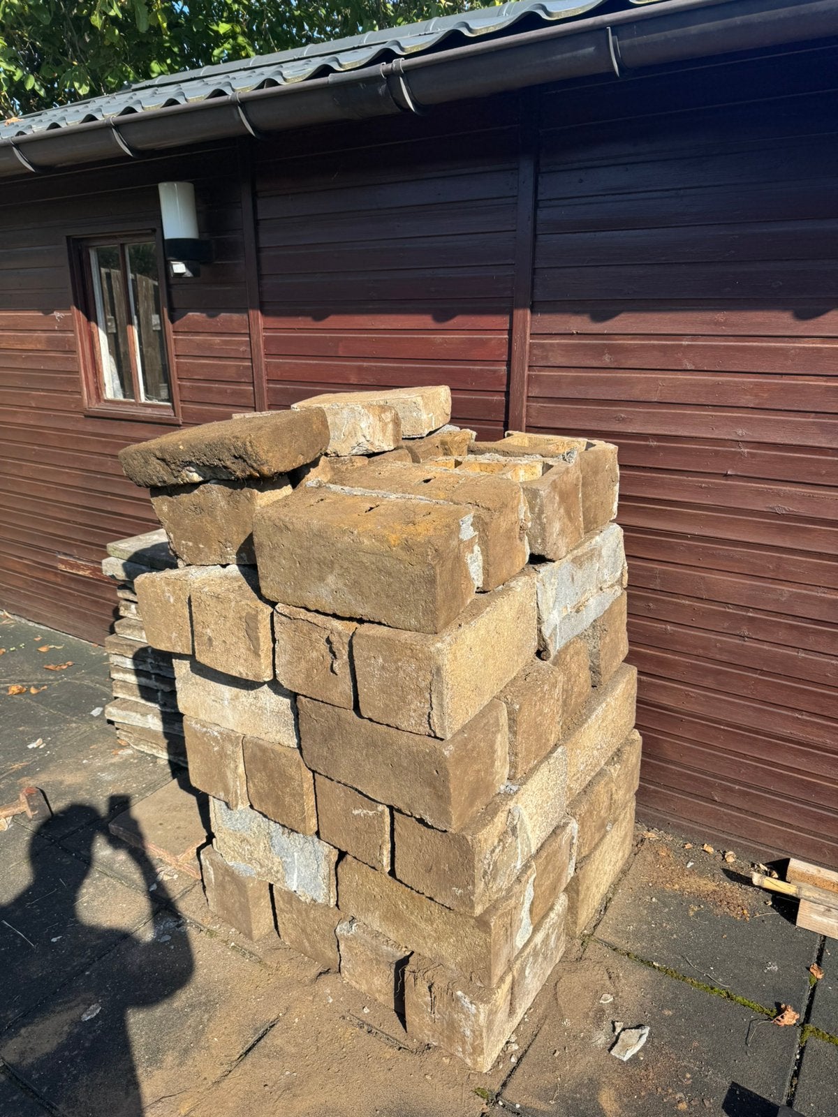 Gratis betonblokken, Doe-het-zelf en Bouw, Ophalen, Gebruikt, Beton