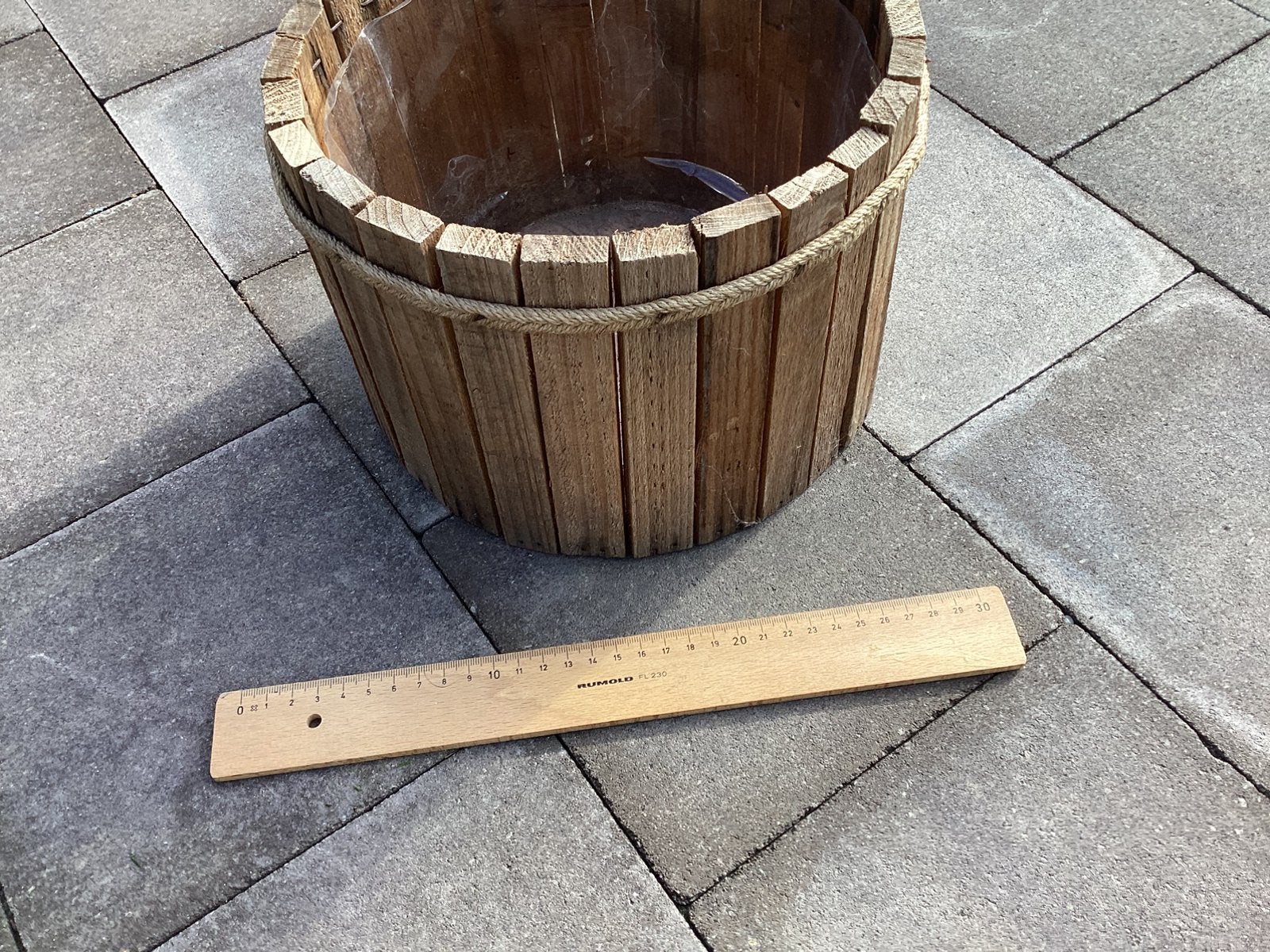 Houten plantenbak.  Gratis, Tuin en Terras, Ophalen, Gebruikt