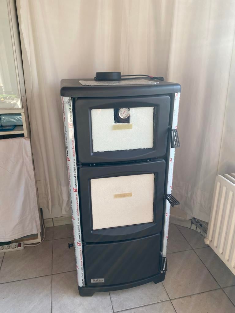 CV houtkachel TEBA (Nieuw), Huis en Inrichting, Kachels, Ophalen, Vrijstaand, Hout, Nieuw