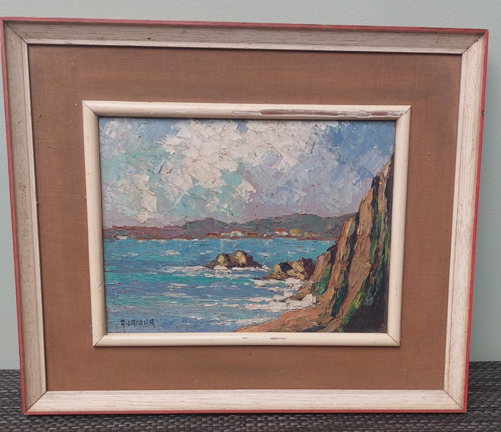 Peinture Armand Lacour, Antiquités & Art, Art | Peinture | Classique, Enlèvement ou Envoi