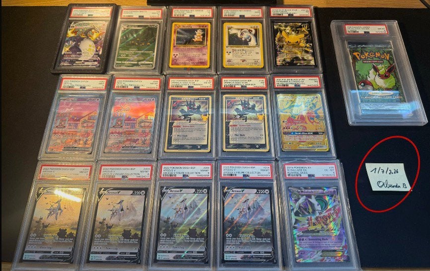 Pokemon Psa slabs te koop!, Ophalen, Zo goed als nieuw