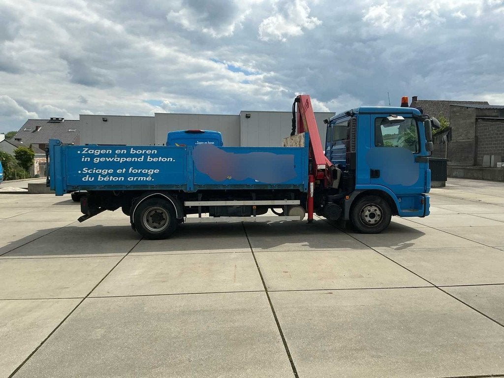 2010 Man TGL 6.8 avec grue et camion-benne, Euro 5, Achat, Entreprise, Autres carburants