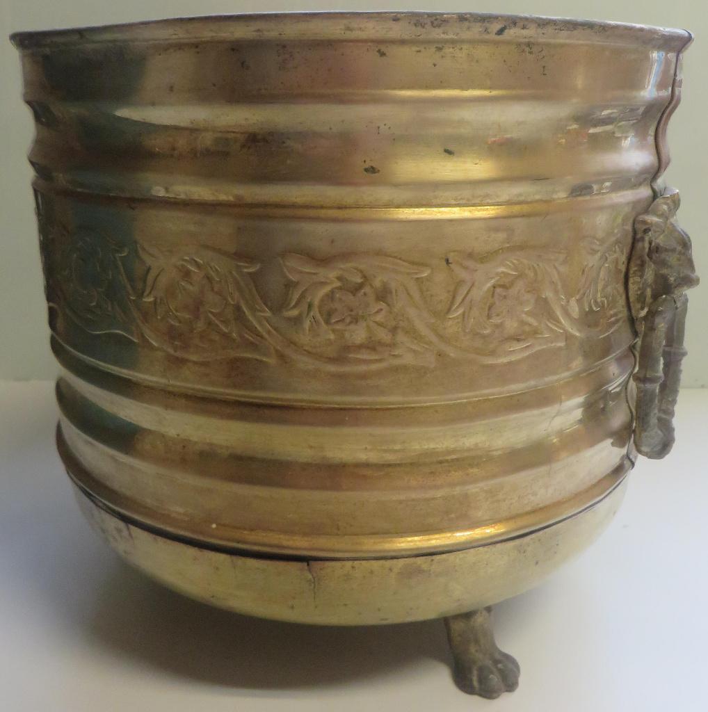 geel koper pot, Ophalen, Koper
