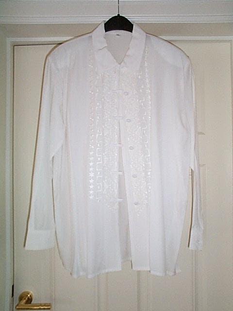 Prachtige geborduurde blouse 38 40, Ophalen of Verzenden, Nieuw, Maat 38/40 (M), Wit