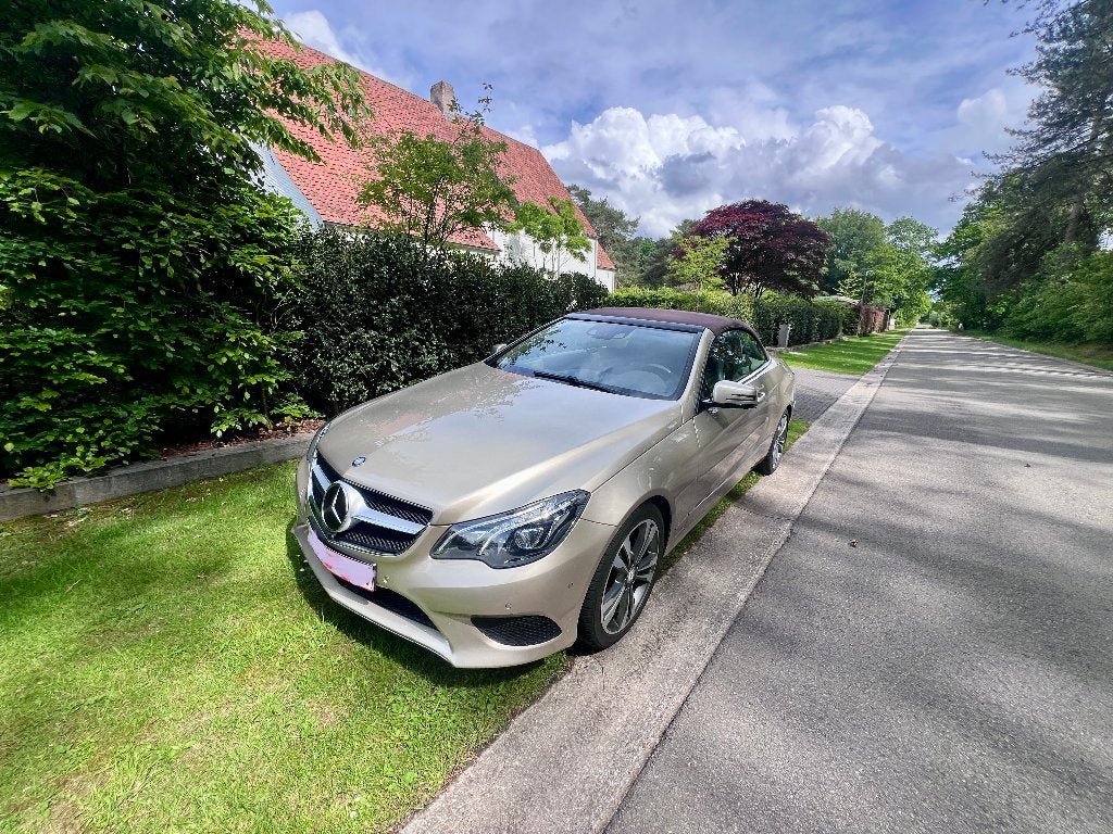 Mercedes-Benz E 250 Cabrio, Auto's, 4 zetels, Cabriolet, Leder, Bruin