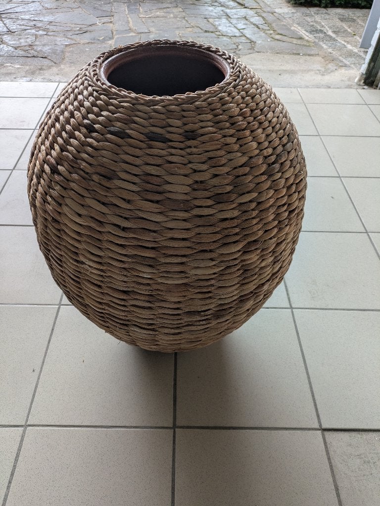 Cruche en osier, Antiquités & Art, Enlèvement